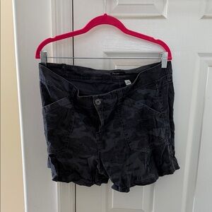 Black Camo Women's Shorts